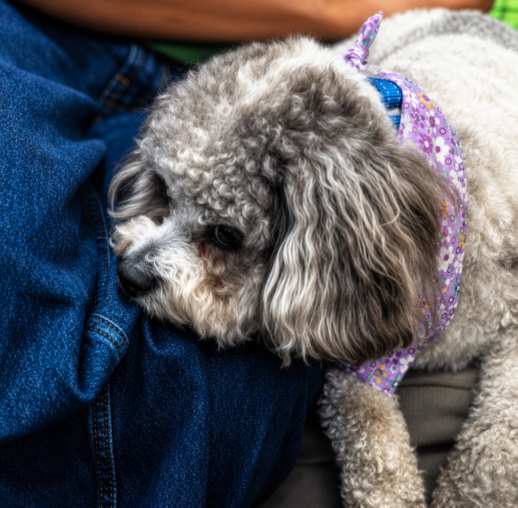 Sir Garvey Ross, resident therapy dog at Montgomery Behavioral Health Institute