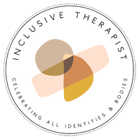 Inclusive Therapists member badge — celebrating all identities and bodies