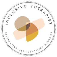 Inclusive Therapists member badge — celebrating all identities and bodies